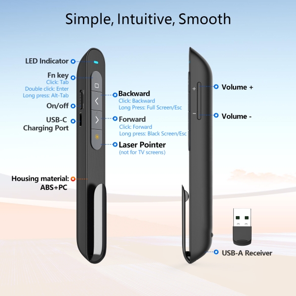 N76 BLE Wireless Presenter