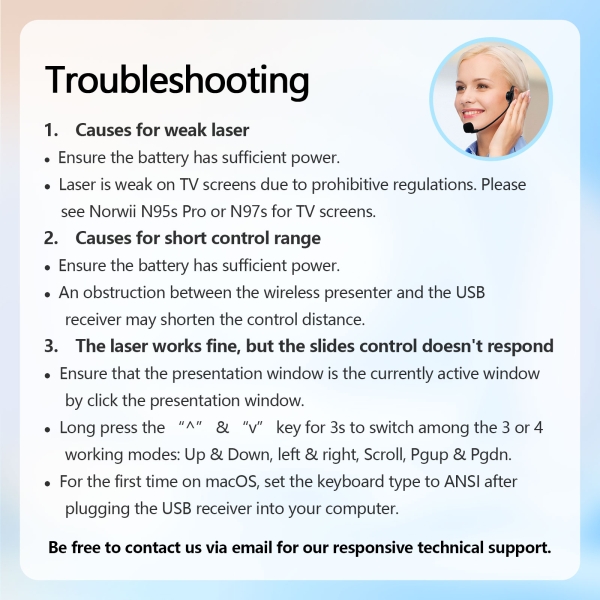 N76 BLE Wireless Presenter