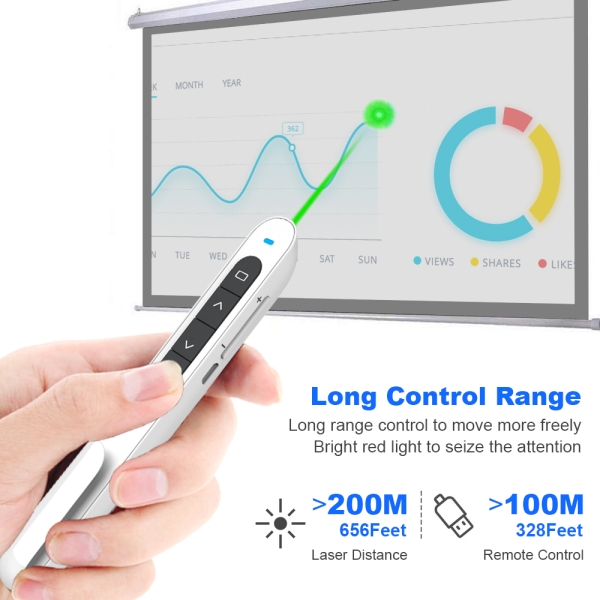 N76 white standard version with green light